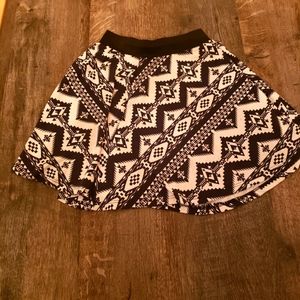 Copper key black skirt